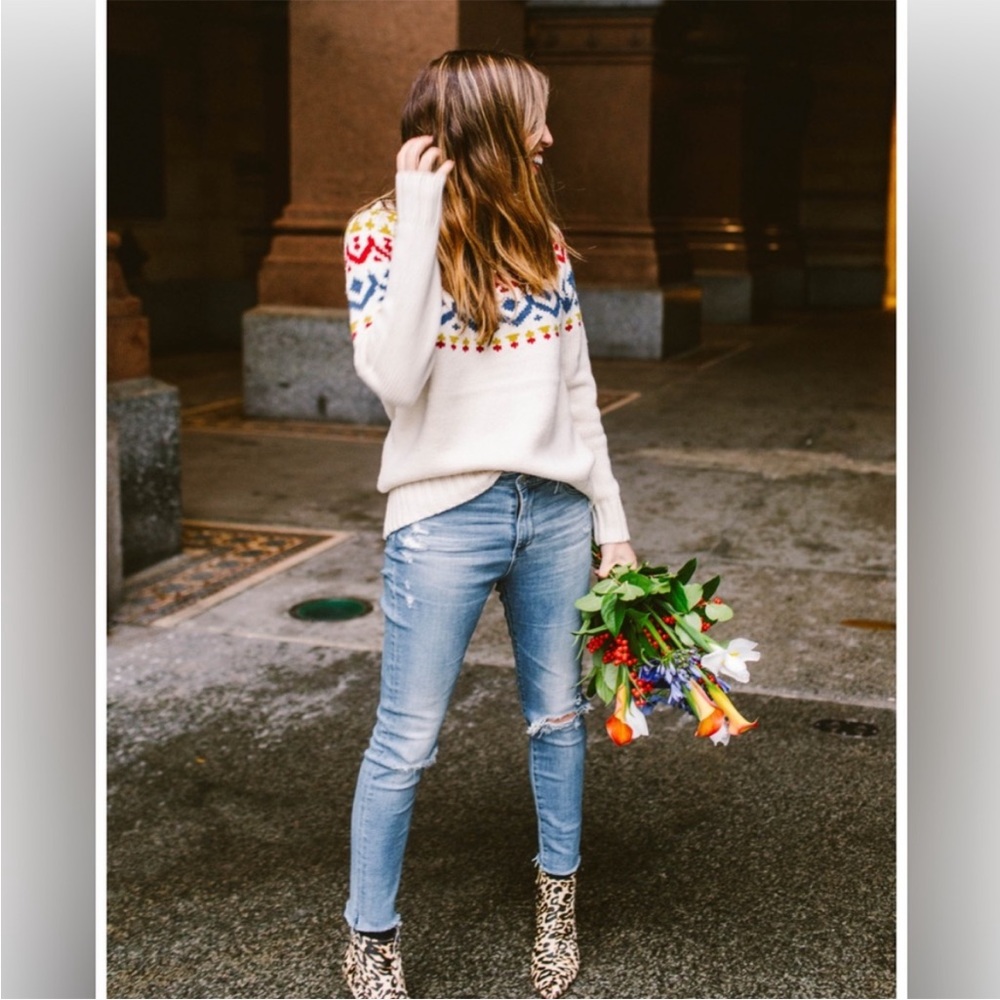 NWT J.Crew Fair Isle crewneck sweater. - Picture 8 of 8